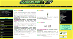 Desktop Screenshot of erbedelpino.com